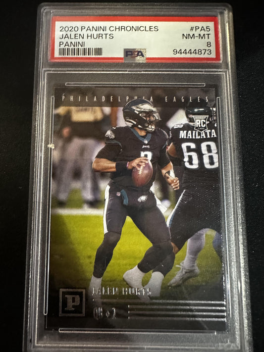 #PA-5 Jalen Hurts 2020 Panini Chronicles PANINI Philadelphia Eagles