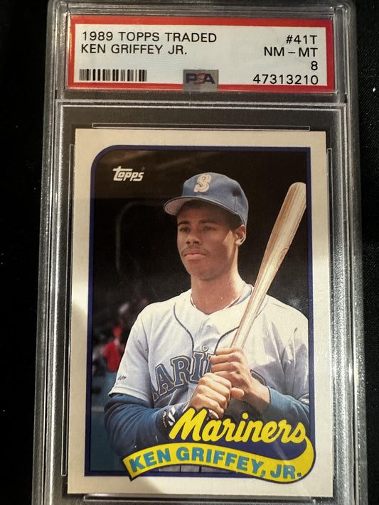 #41T Ken Griffey Jr. 1989 Topps Traded 8 NM-MT sports