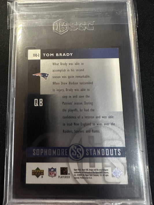 #SSQ-2 Tom Brady 2002 Upper Deck Honor Roll 8.5 Patriots Sophomore Standouts