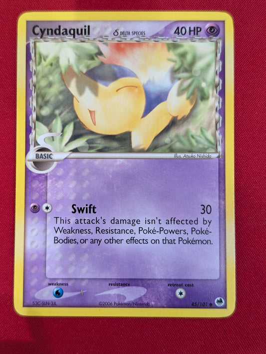 #45/101 Cyndaquil (Delta Species) Dragon Frontiers