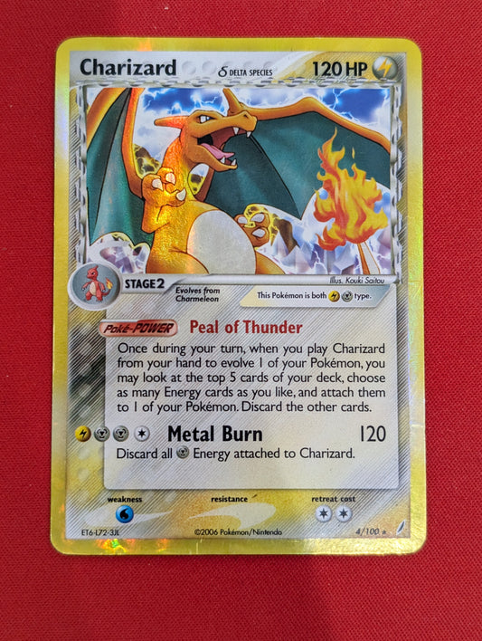 #4/100 Charizard (Delta Species) Crystal Guardians