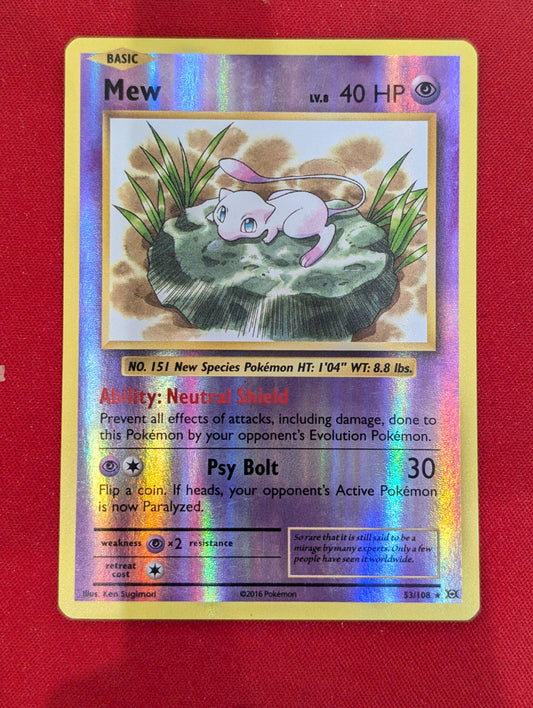 #053/108 Mew - 53/108 (XY Evolutions) Deck Exclusives