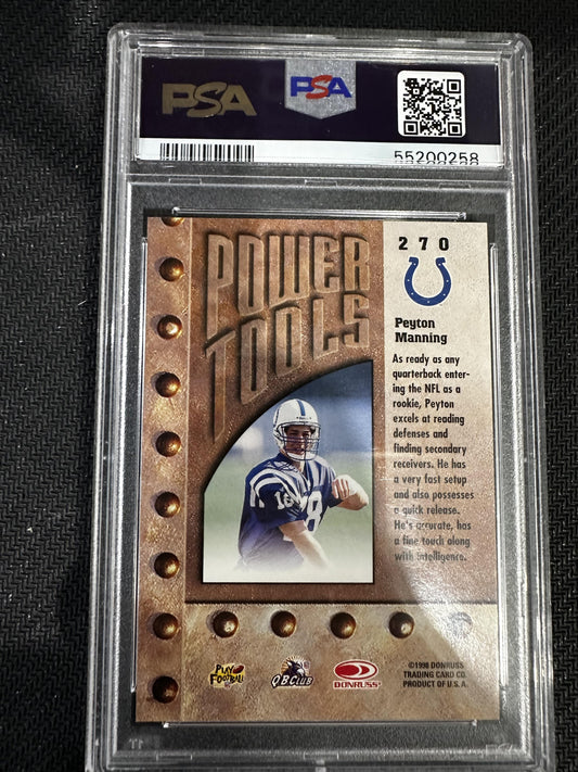 #270 Peyton Manning 1998 Leaf R & S 9 MT sports