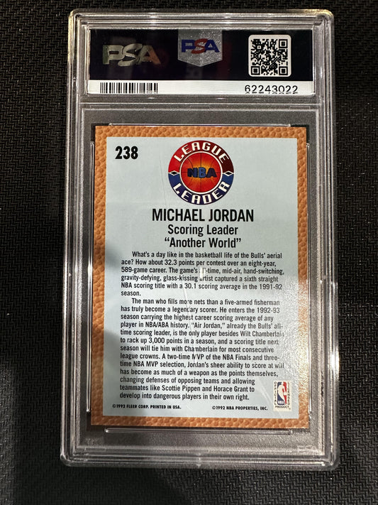 #238 Michael Jordan 1992 Fleer 8 NM-MT sports