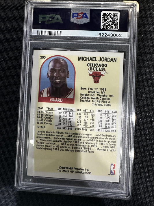 #200 Michael Jordan 1989-90 Hoops Chicago Bulls