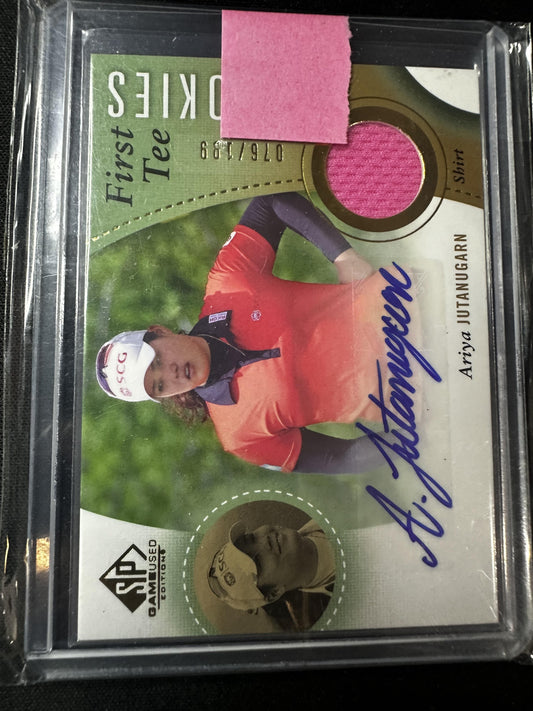 #58 Ariya Jutanugarn 2013 SP Game Used First Tee Rookies 076/199