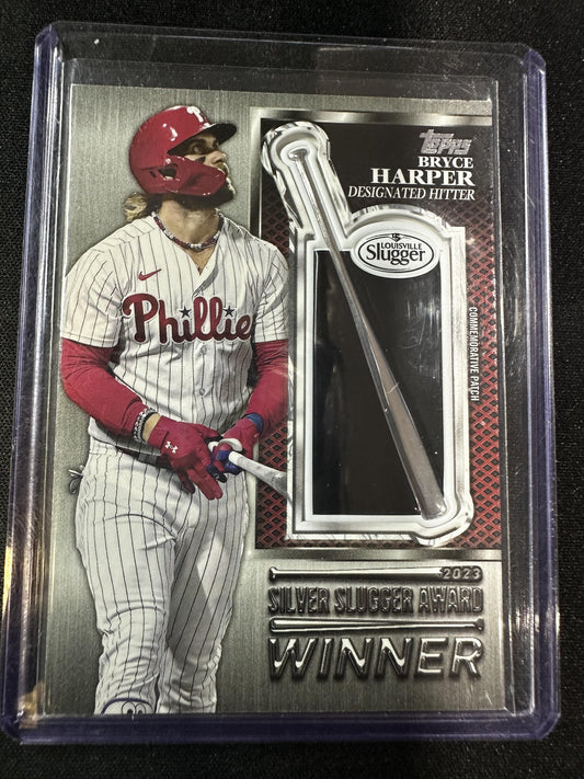 #SS-BH Bryce Harper 2024 Topps /10 Phillies Silver Slugger Award Winners Red