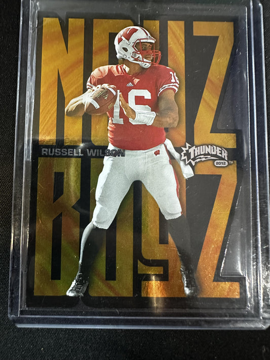 #10NB Russell Wilson 2012 Fleer Retro UltraThunder Noyz Boyz
