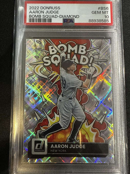 #BS-6 Aaron Judge 2022 Donruss New York Yankees sports Bomb Squad Diamond