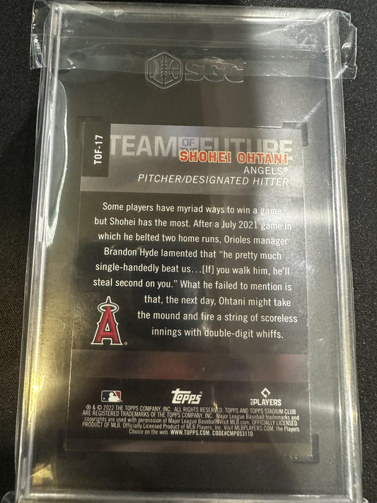 #TOF-17 Shohei Ohtani 2022 Stadium Club Angels Team of the Future Red