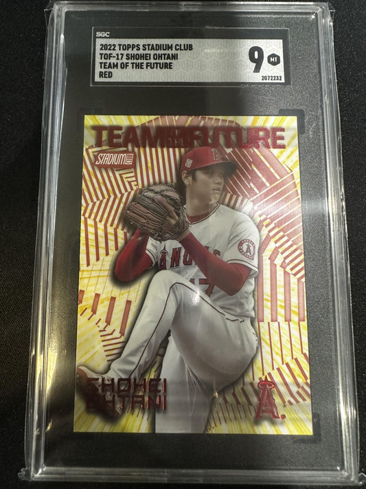 #TOF-17 Shohei Ohtani 2022 Stadium Club Angels Team of the Future Red