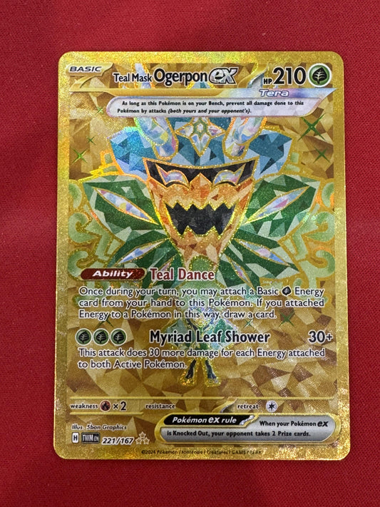 #221/167 Teal Mask Ogerpon ex SV06: Twilight Masquerade