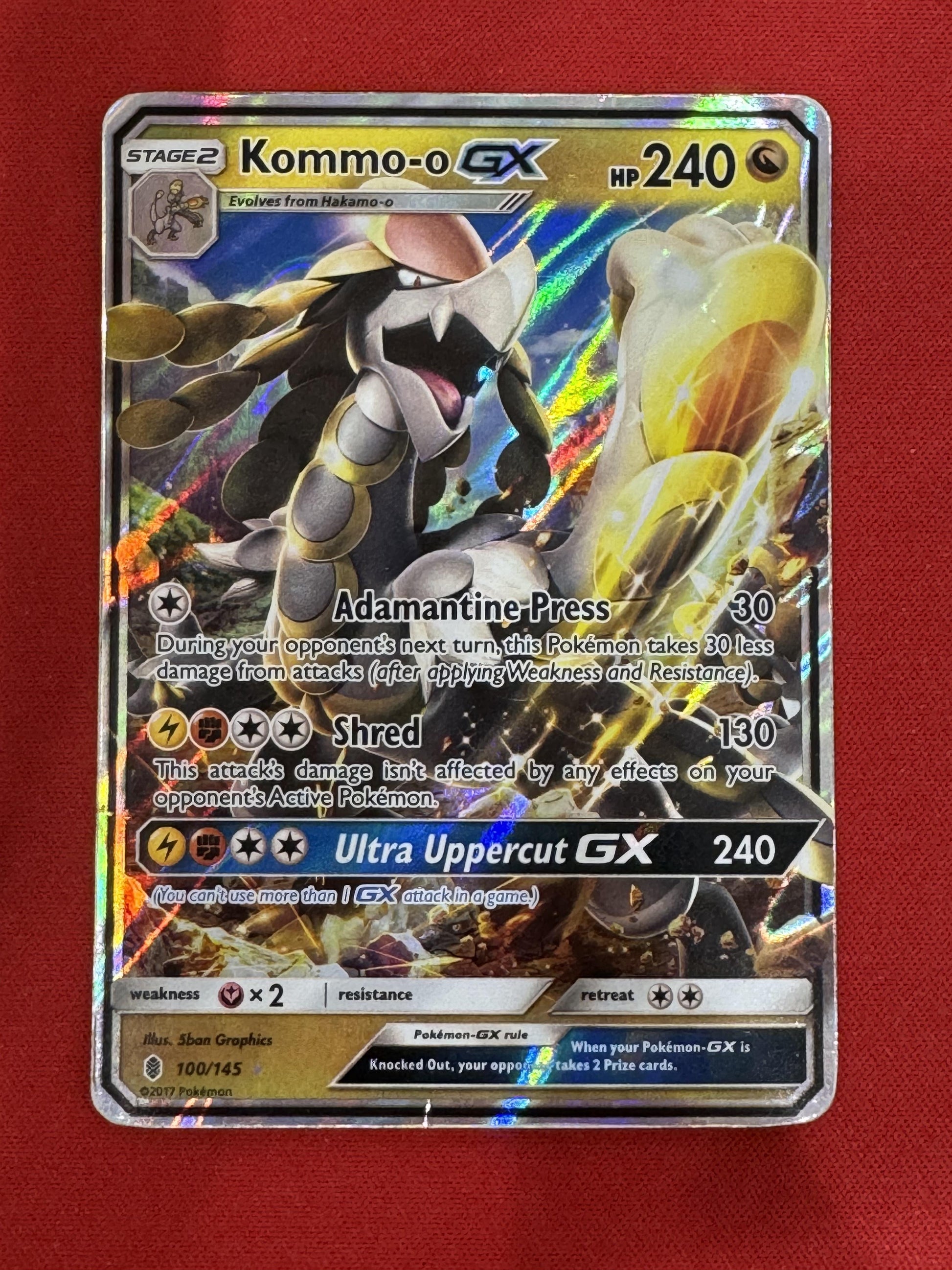 #100/145 Kommo-o GX SM - Guardians Rising