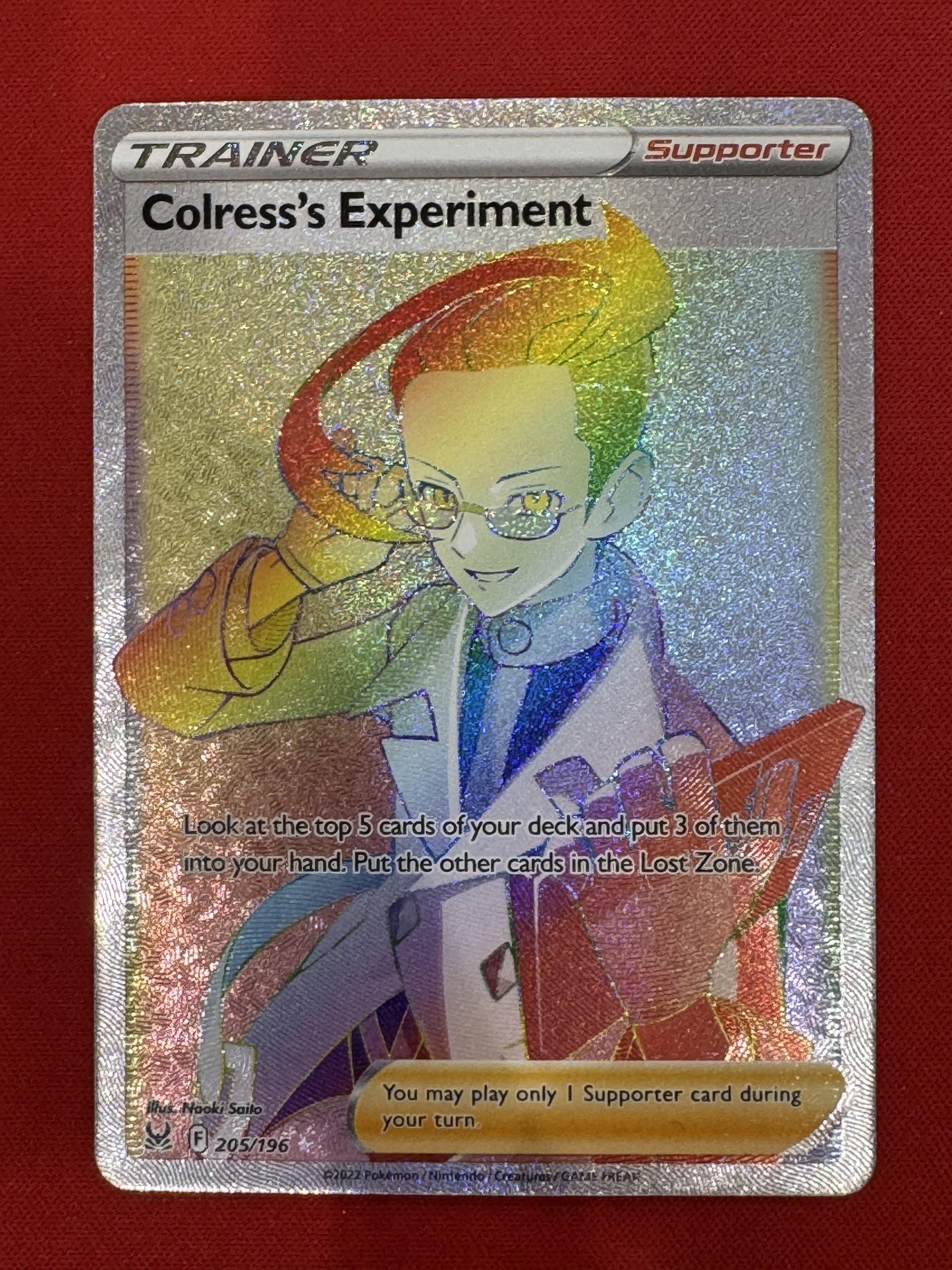 #205/196 Colress's Experiment (Secret) SWSH11: Lost Origin