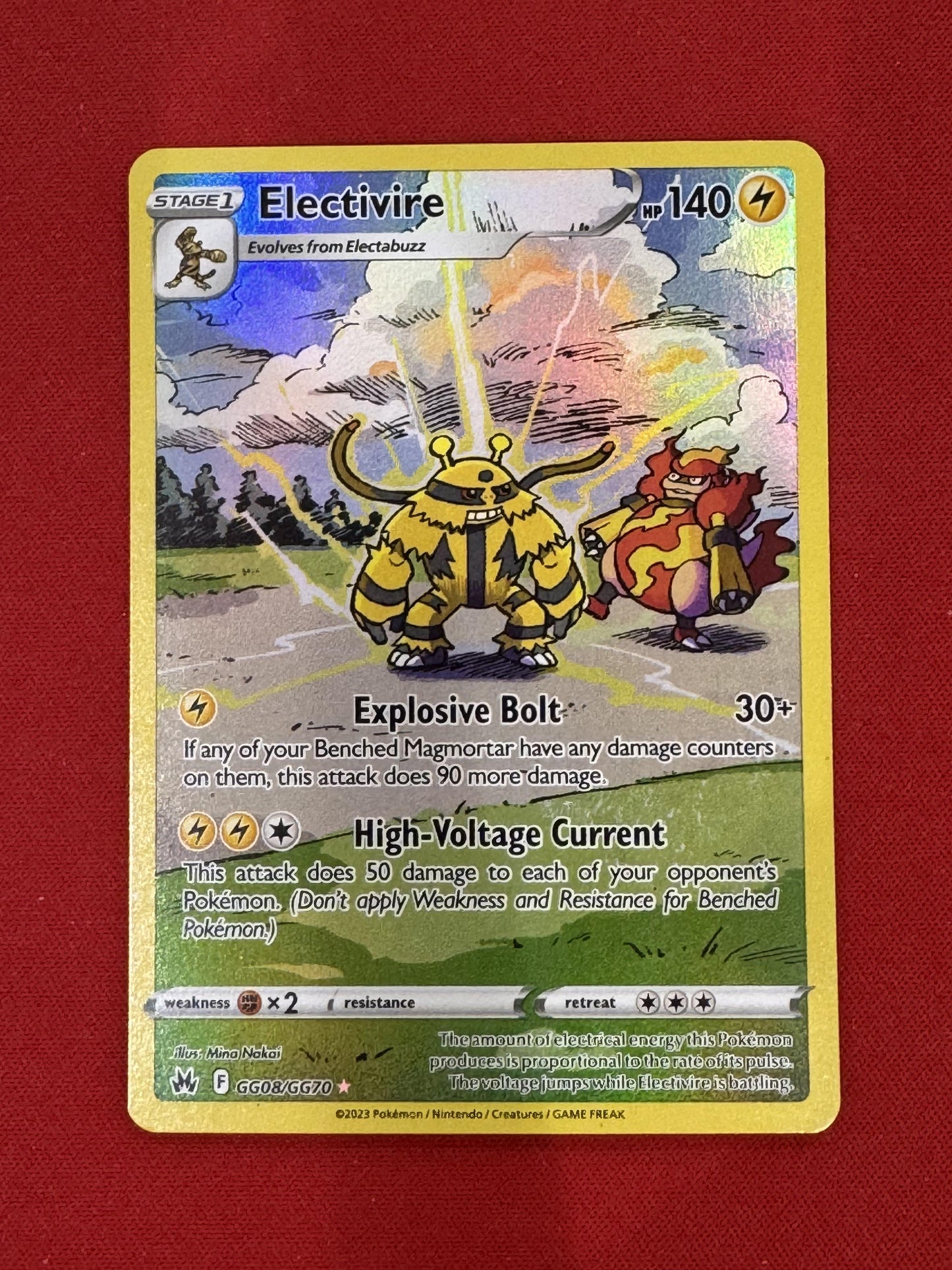 #GG08/GG70 Electivire Crown Zenith: Galarian Gallery