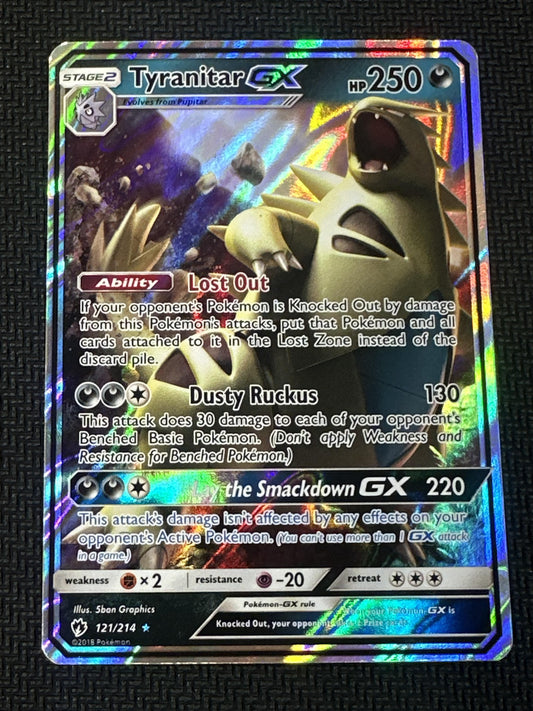 #121/214 Tyranitar GX SM - Lost Thunder