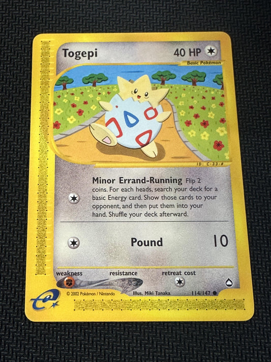 #114/147 Togepi Aquapolis