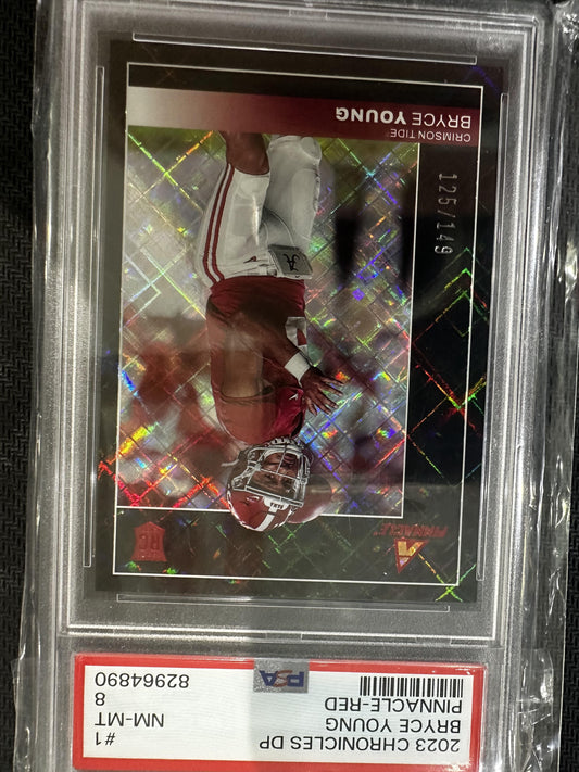 #1 Bryce Young 2023 Panini Chronicles Draft Picks SN #/149 Pinnacle Red