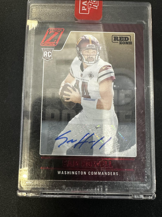 #105 Sam Howell 2022 Zenith RC Rookie Washington Commanders sports Retail