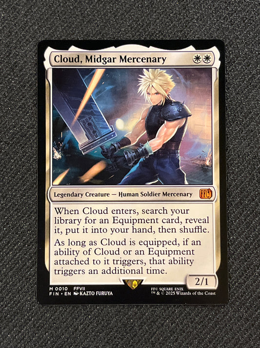 #0010 Cloud, Midgar Mercenary (Normal) Final Fantasy hi