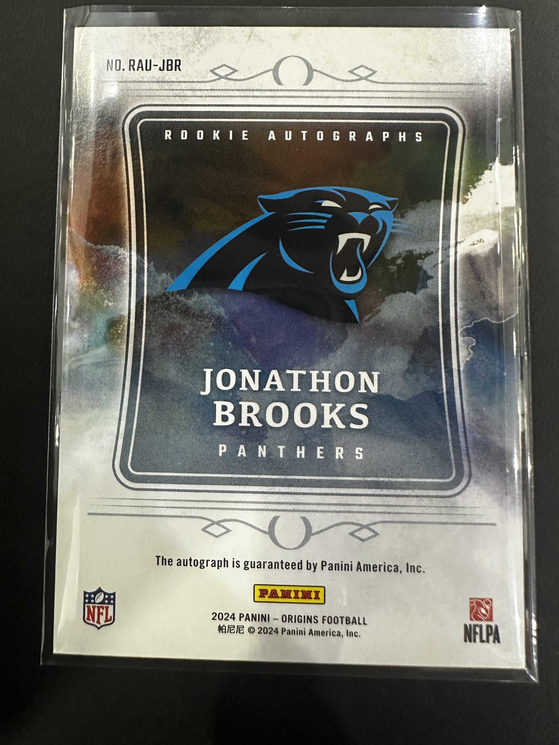 #RAU-JBR Jonathon Brooks 2024 Origins Blue Autographs /49