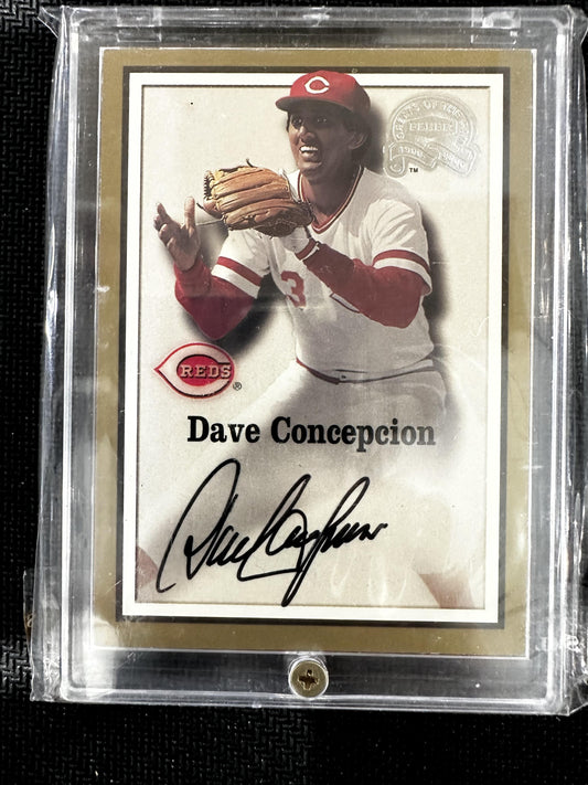 #NNO Dave Concepcion 2000 Fleer Greats of the Game AU Auto Cincinnati Reds Auto