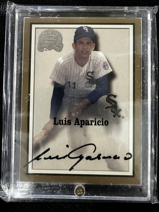 #NNO Luis Aparicio 2000 Fleer Greats of the Game AU Auto Chicago White Sox Auto