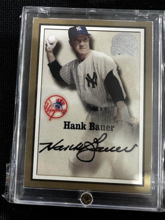 #NNO Hank Bauer 2000 Fleer Greats of the Game AU Auto New York Yankees Auto