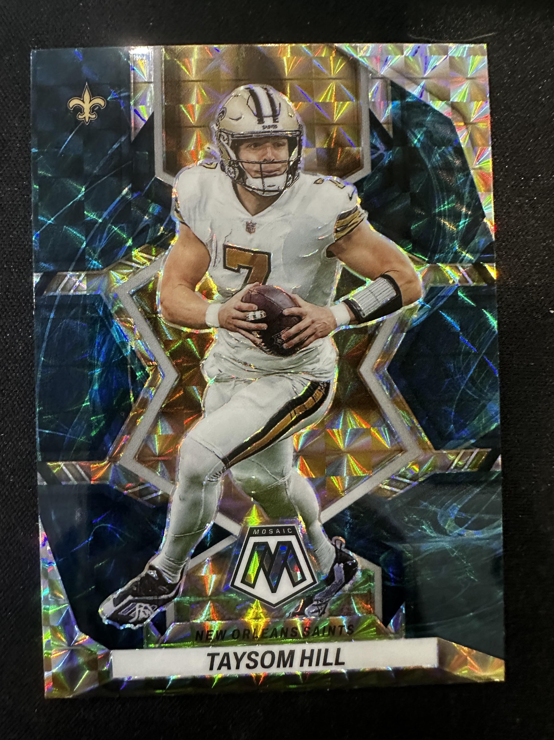 #139 Taysom Hill 2022 Panini Mosaic New Orleans Saints Mosaic Genesis