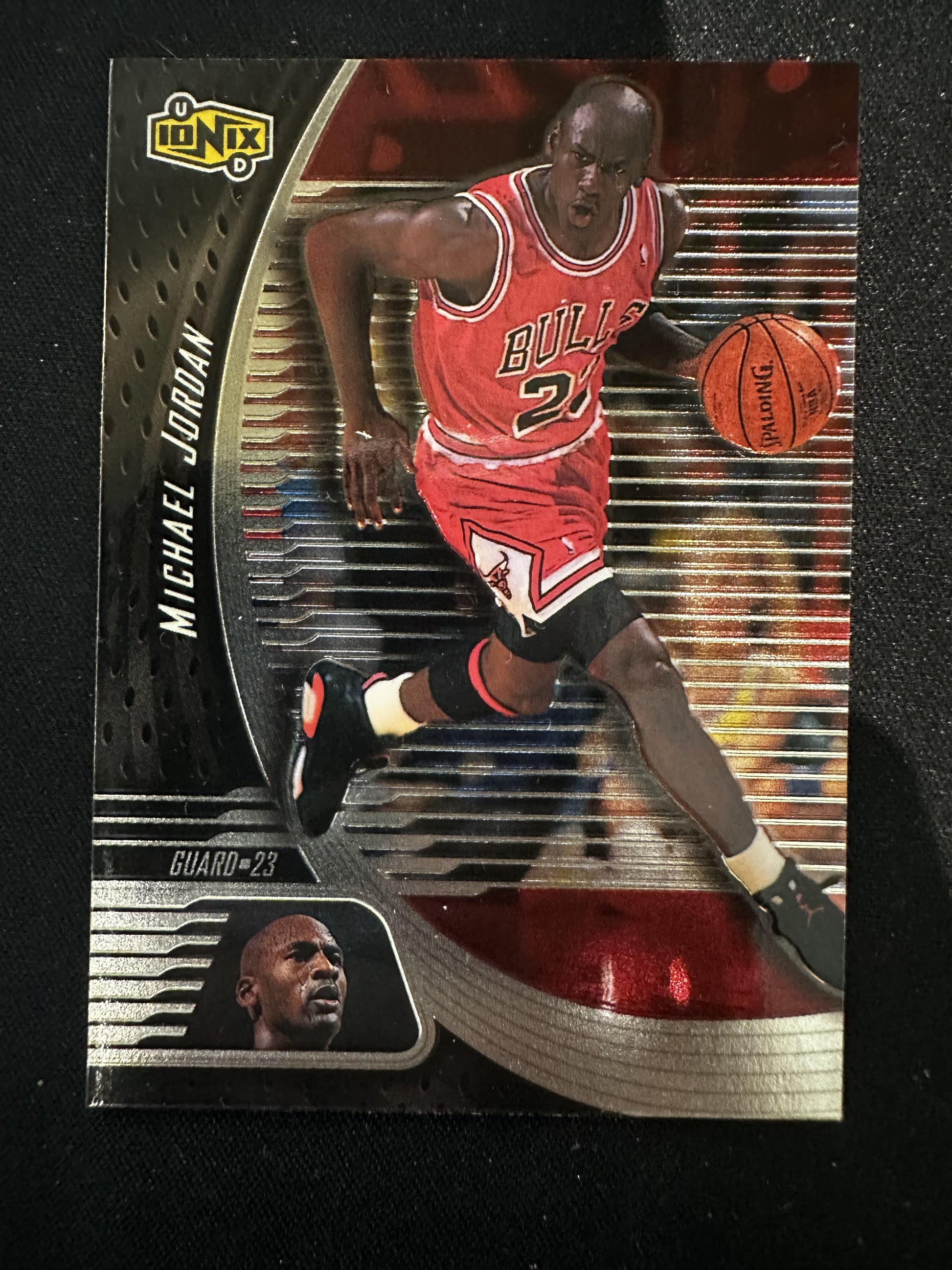 #1 Michael Jordan 1998-99 Upper Deck Ionix Chicago Bulls sports