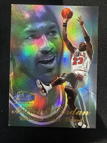 #1 Michael Jordan 1997-98 Flair Showcase Chicago Bulls sports