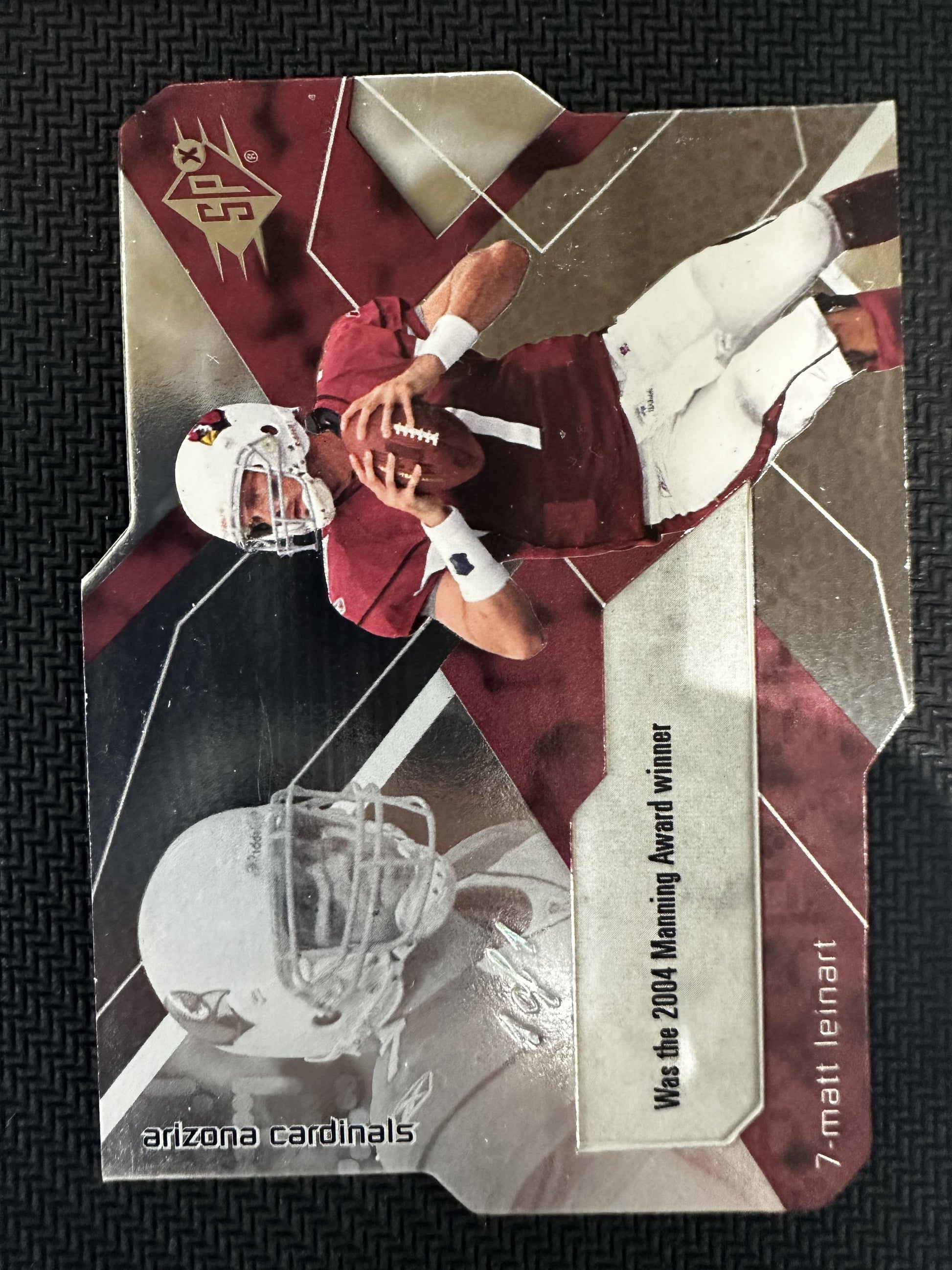 #30 Matt Leinart 2008 SPx SN #/1 Arizona Cardinals sports Platinum