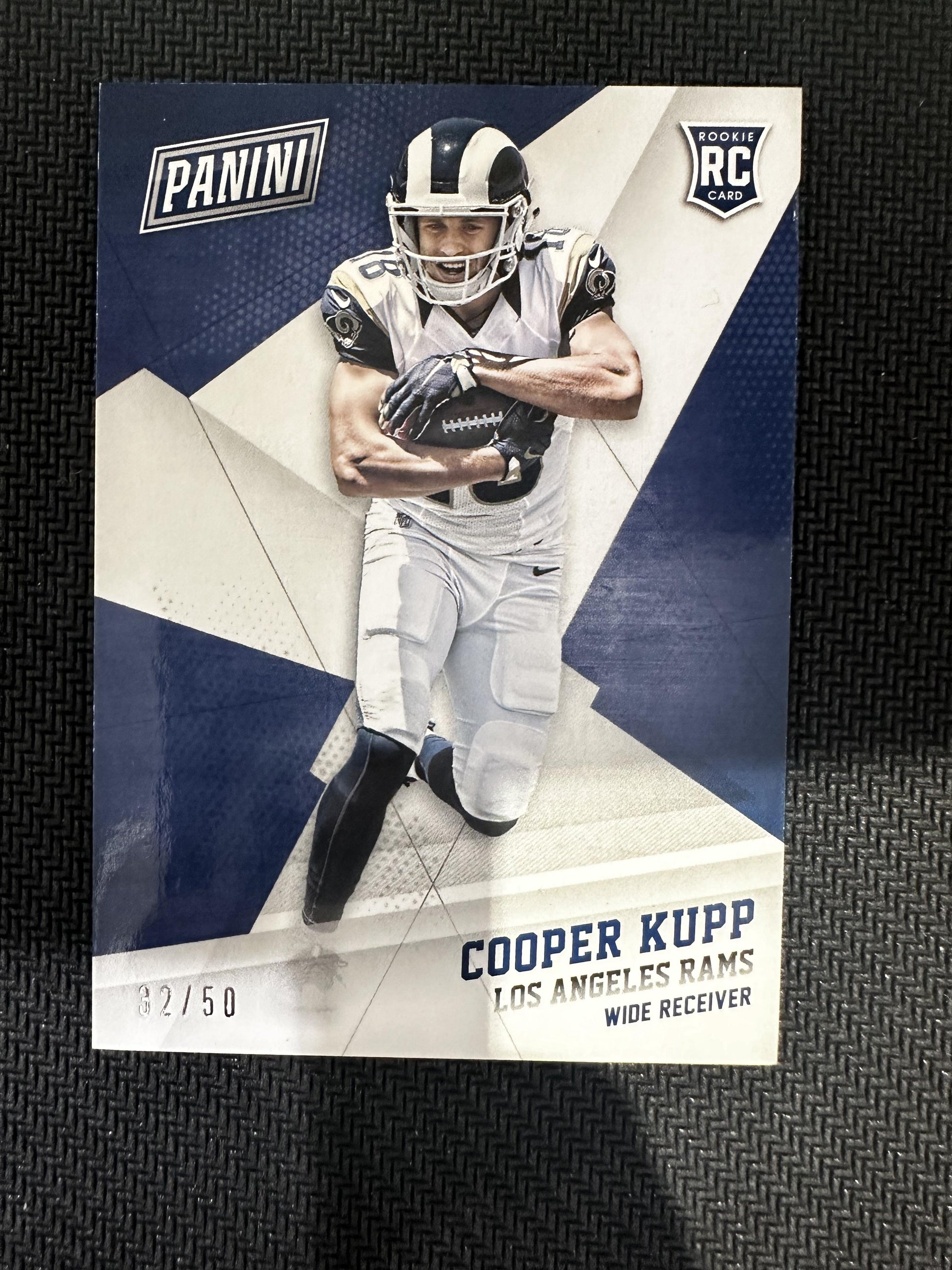 #70 Cooper Kupp 2017 Panini Black Friday SN #/399 Los Angeles Rams sports