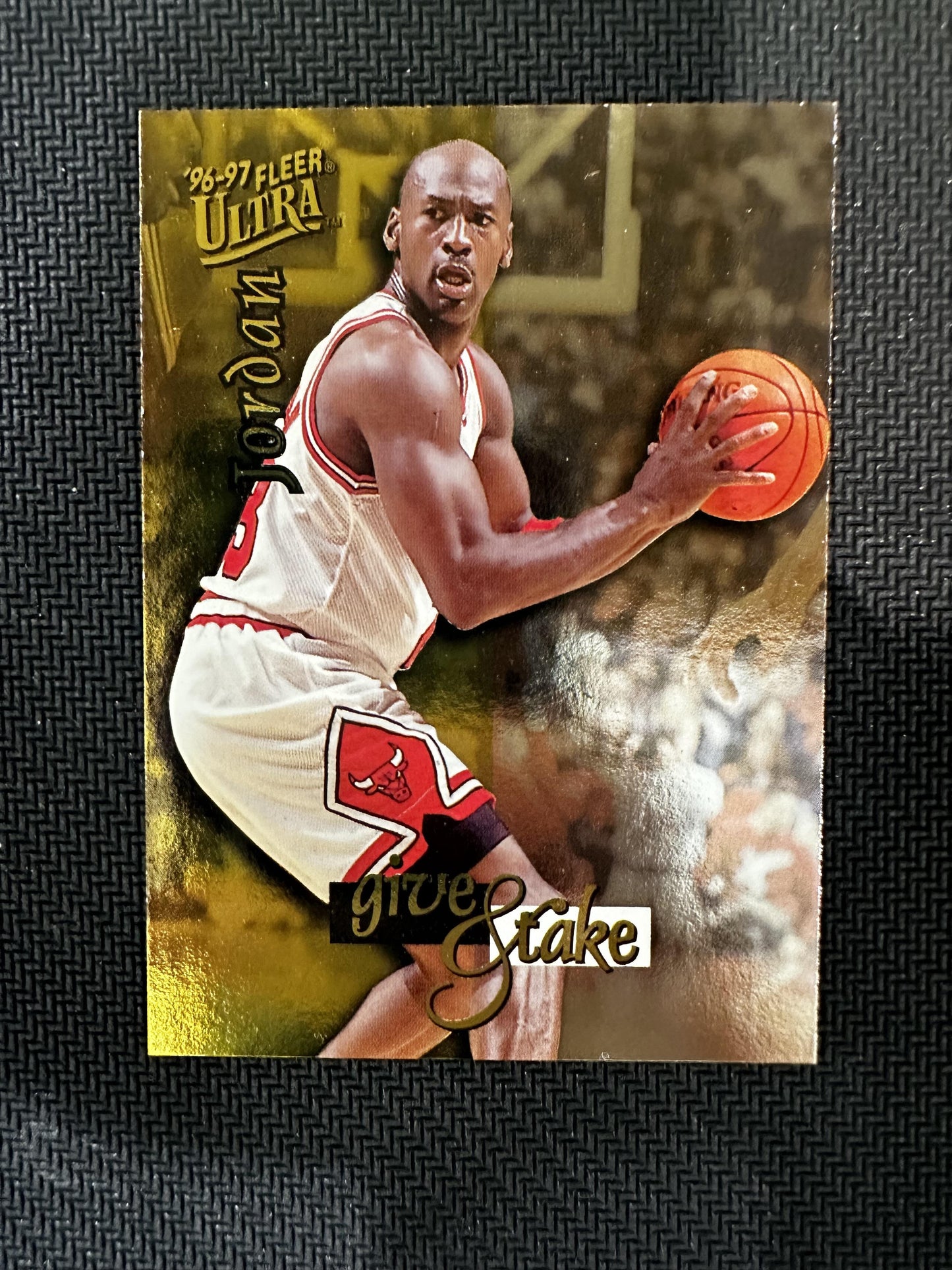 #5 Michael Jordan 1996-97 Ultra Chicago Bulls sports Give and Take