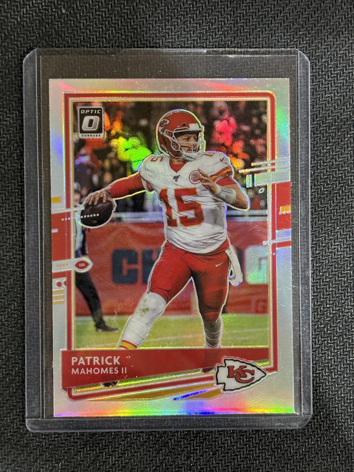 #1 Patrick Mahomes II 2020 Donruss Optic Kansas City Chiefs sports Holo