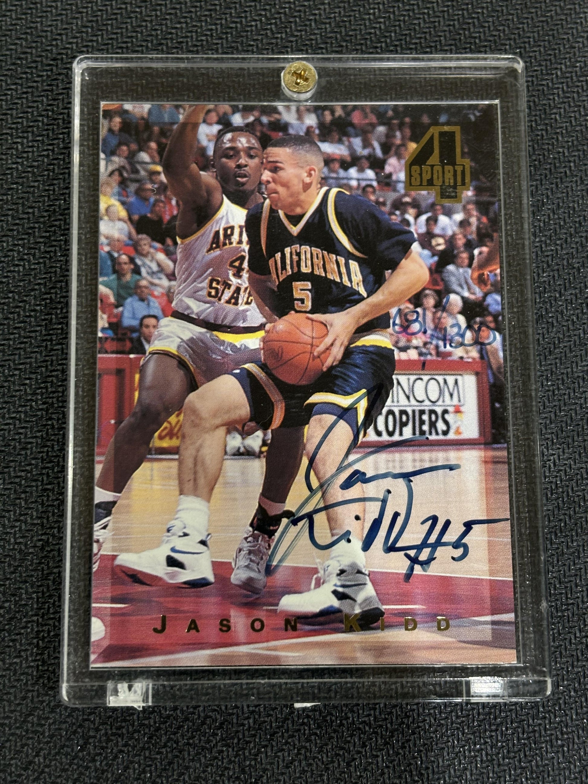 #NNO Jason Kidd 1994 Classic Four /1300 California Golden Bears Autographs