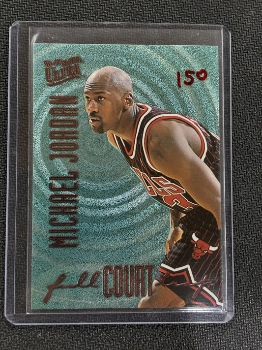 #1 Michael Jordan 1996-97 Ultra Chicago Bulls sports Full Court Trap