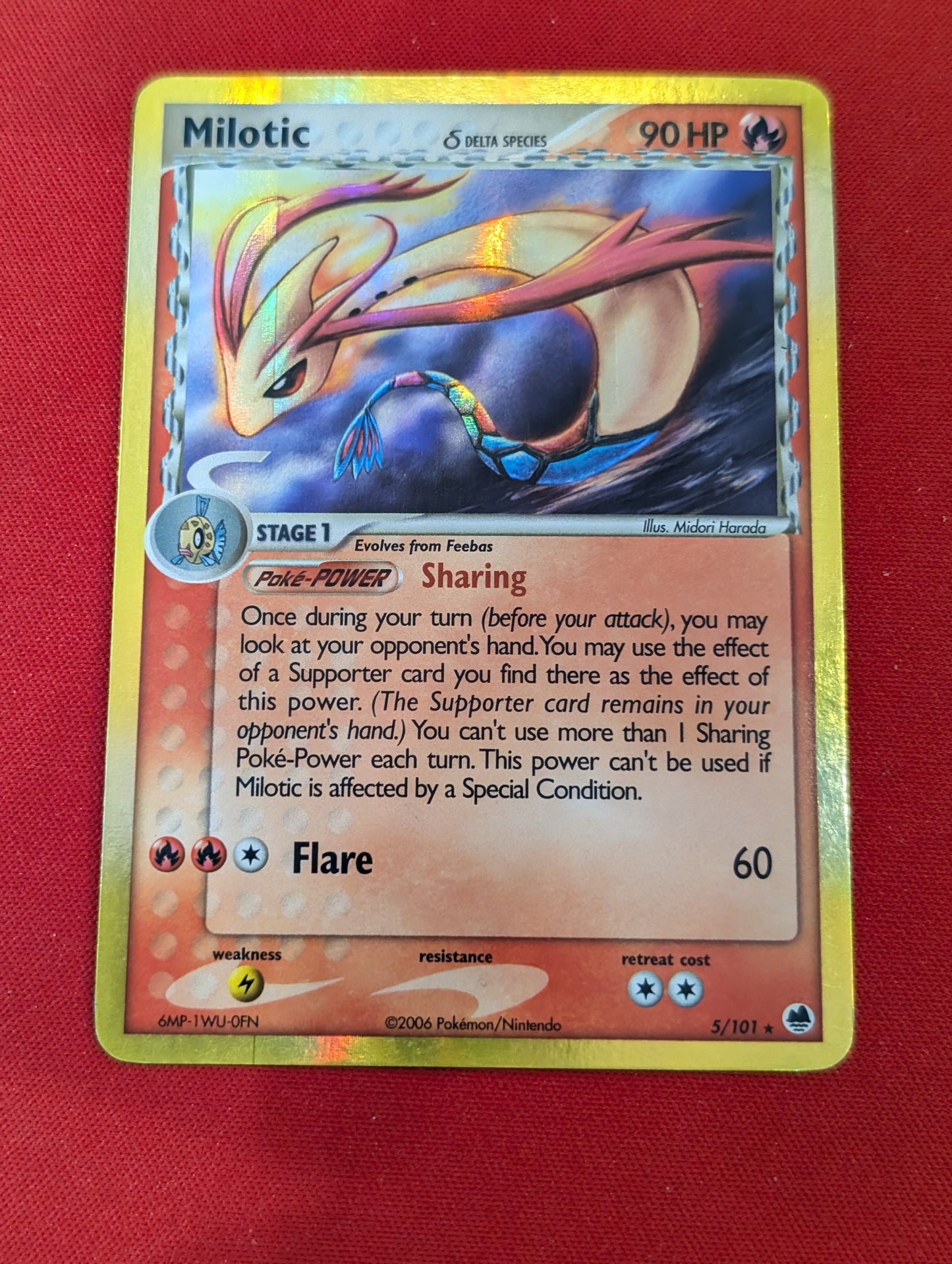 #5/101 Milotic (Delta Species) Dragon Frontiers