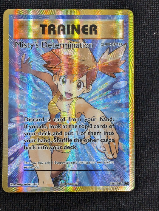 #108/108 Misty's Determination (Full Art) XY - Evolutions