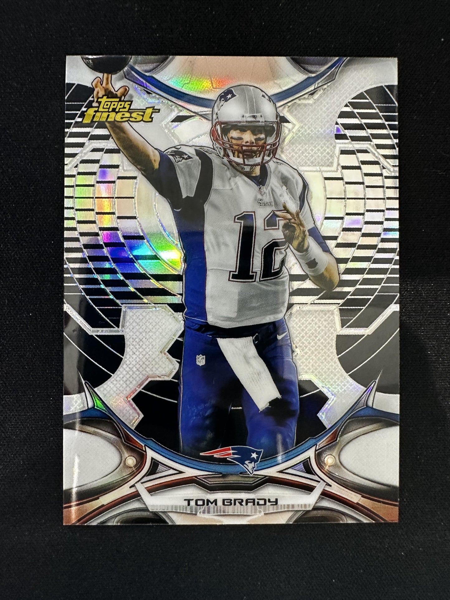 #140 Tom Brady 2015 Finest New England Patriots sports Refractor