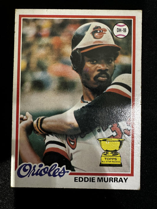 #36 Eddie Murray 1978 Topps RC Rookie Baltimore Orioles sports