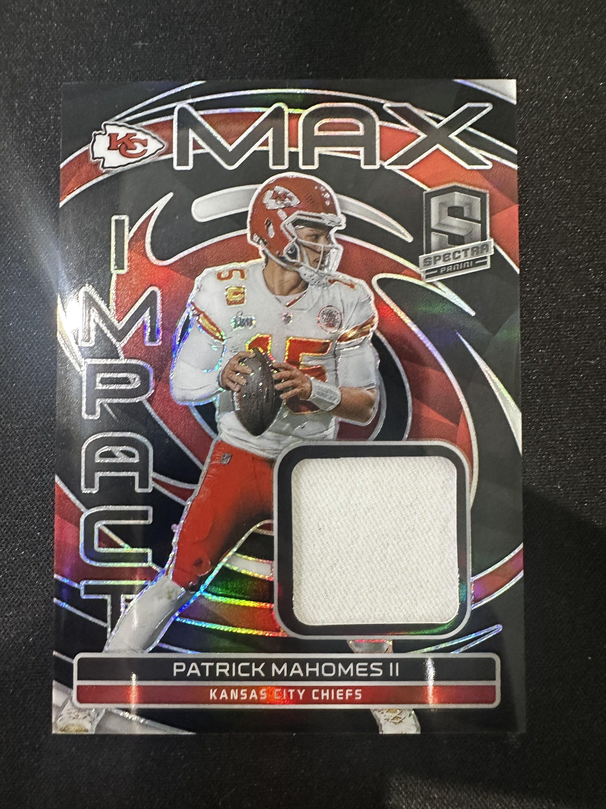 #MI-PMA Patrick Mahomes II 2023 Panini Spectra /99 Kansas City Chiefs Max Impact