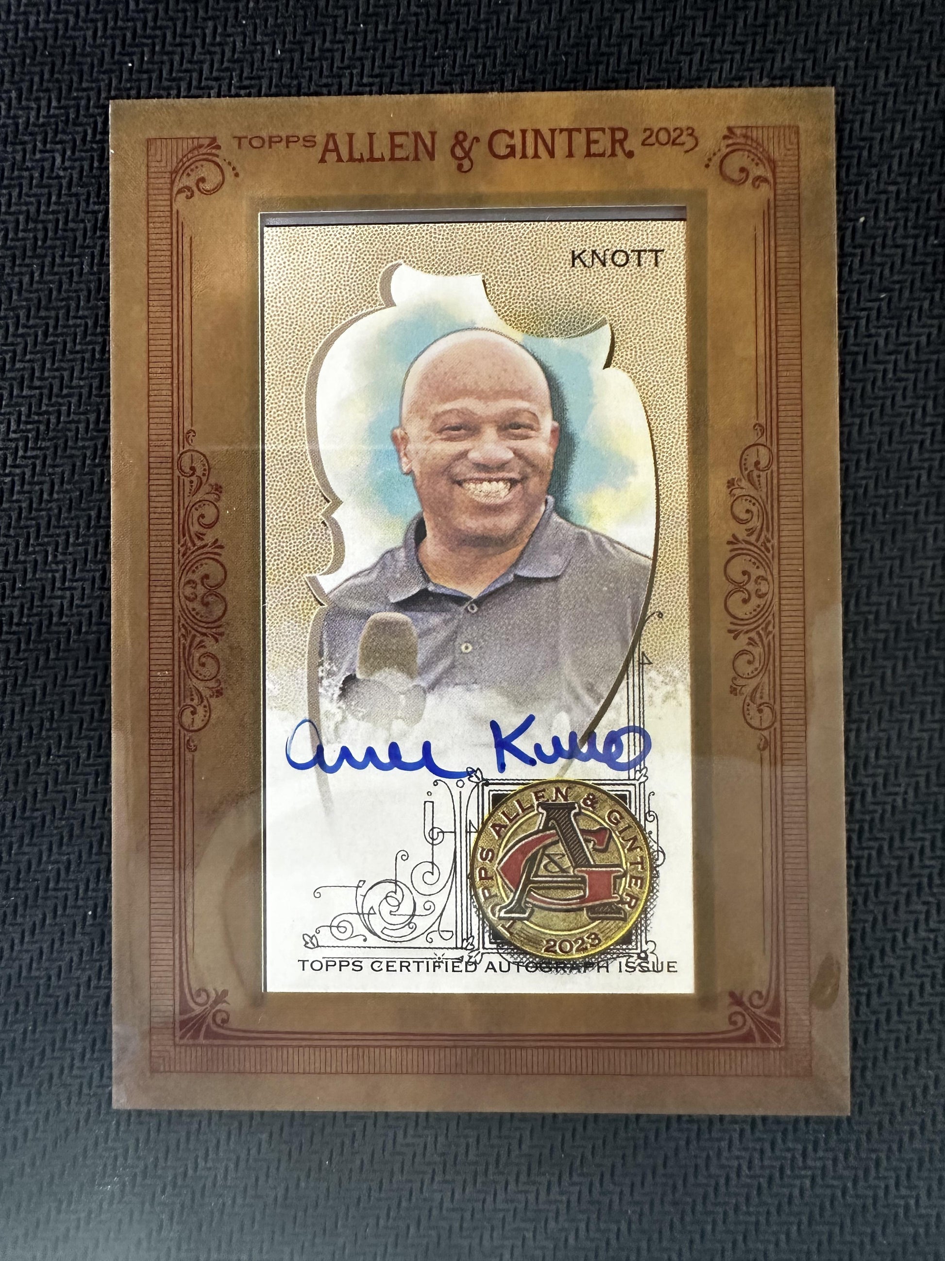 #MA-AK Andre Knott 2023 Topps Allen & Ginter AU Auto Mini Framed Autographs