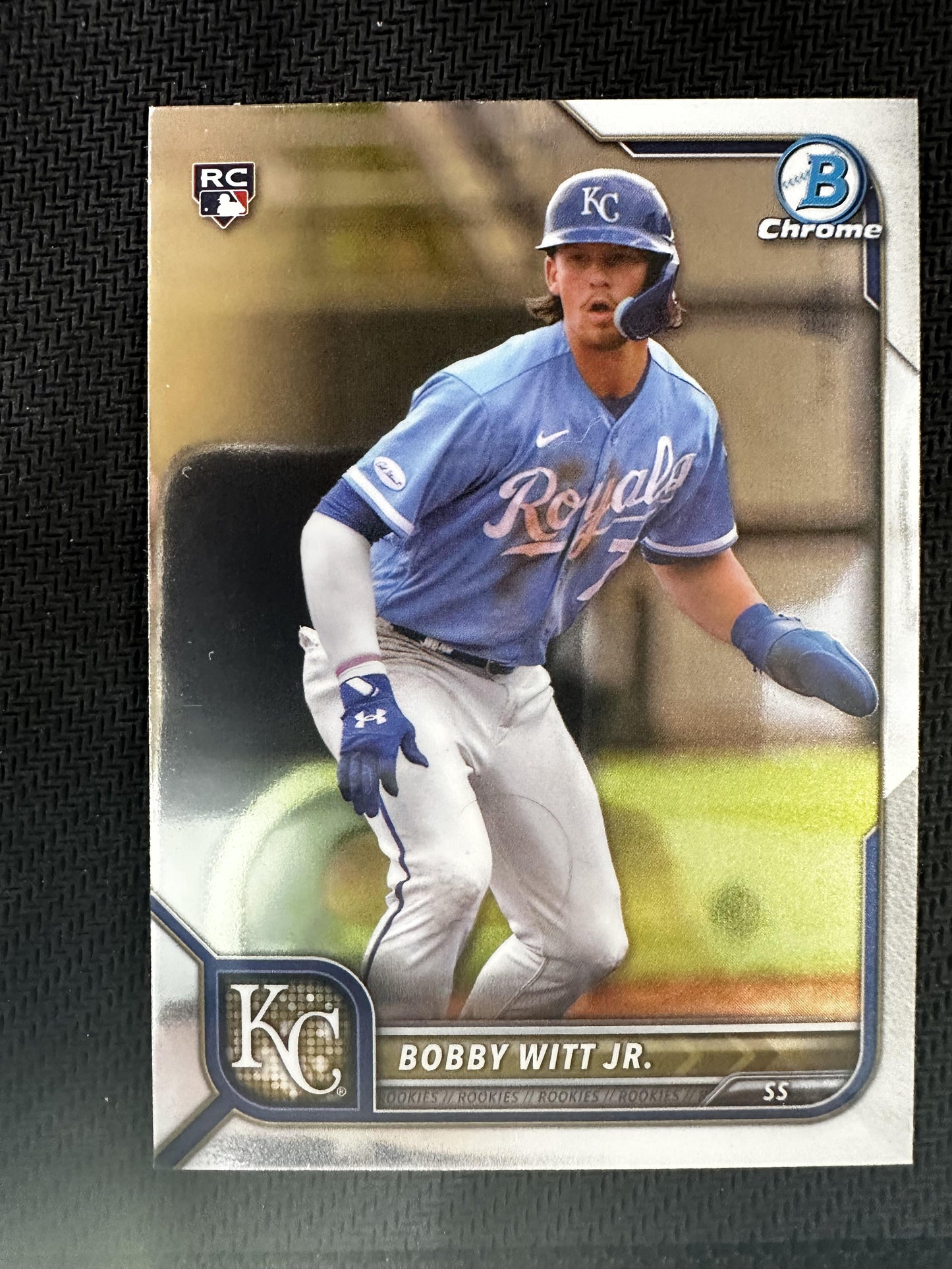 #77 Bobby Witt Jr. 2022 Bowman Chrome RC Rookie Kansas City Royals sports