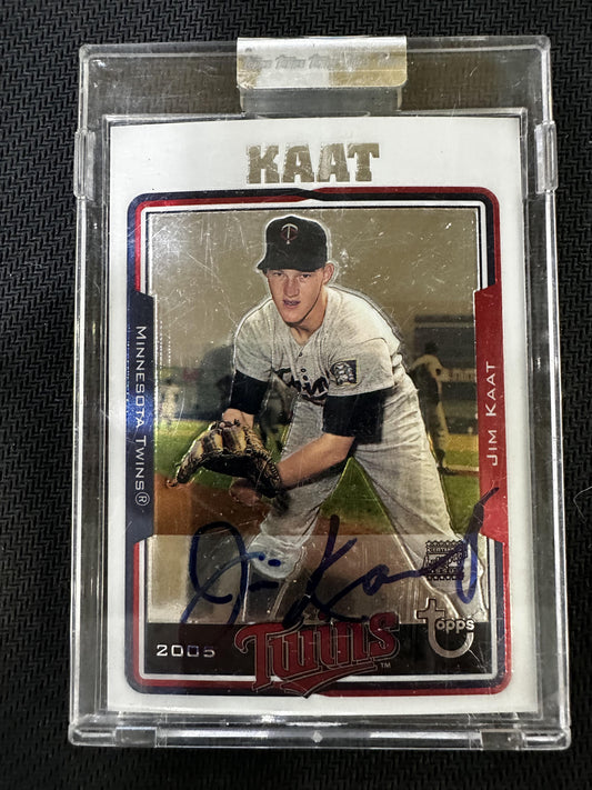 2005 Topps Retired Signature Edition #TA-JLK Jim Kaat Autographs