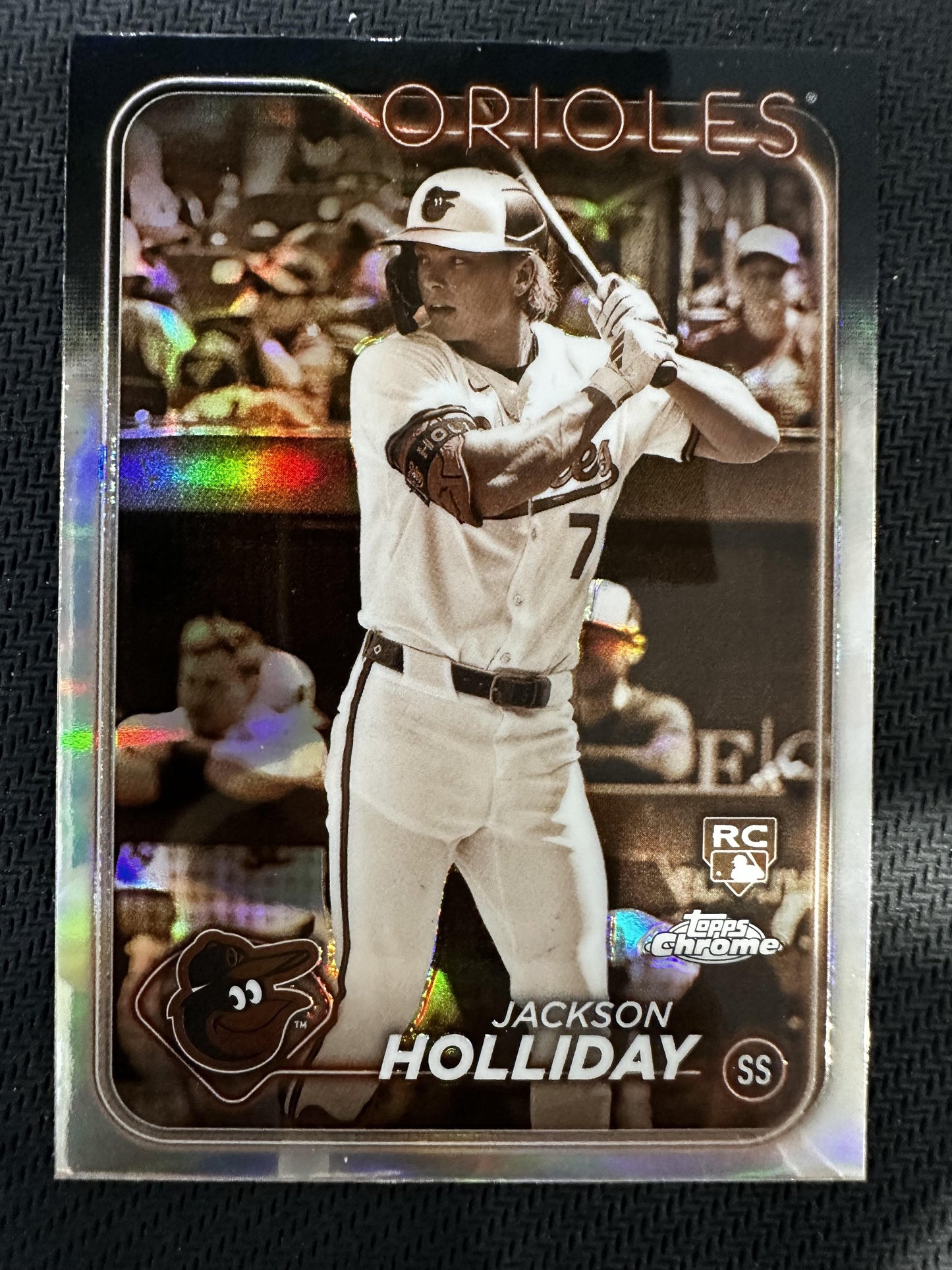 #88 Jackson Holliday 2024 Topps Chrome Baltimore Orioles Sepia Refractors