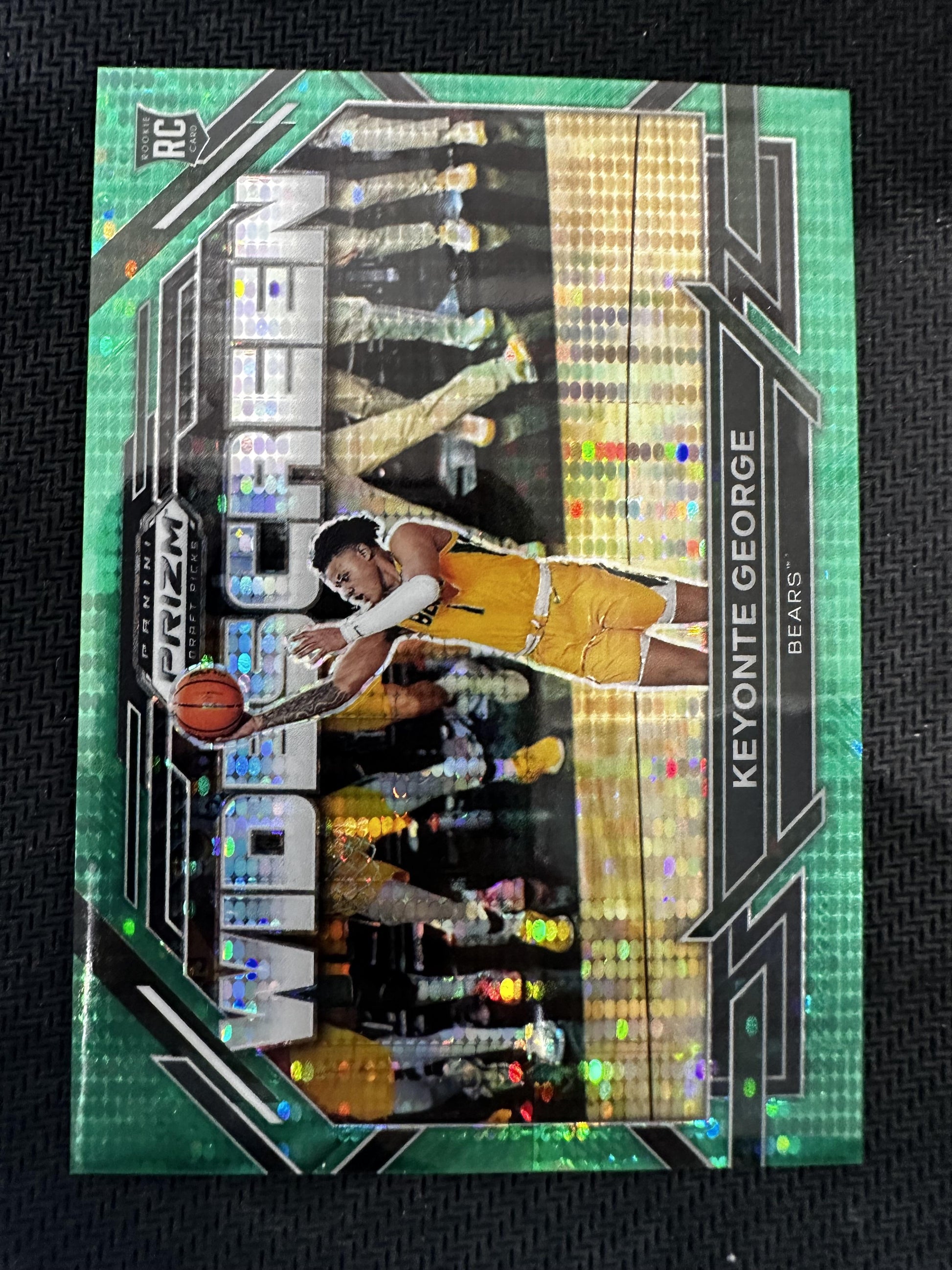 #14 Keyonte George 2023 Panini Prizm Draft Picks /25 Widescreen Green Pulsar