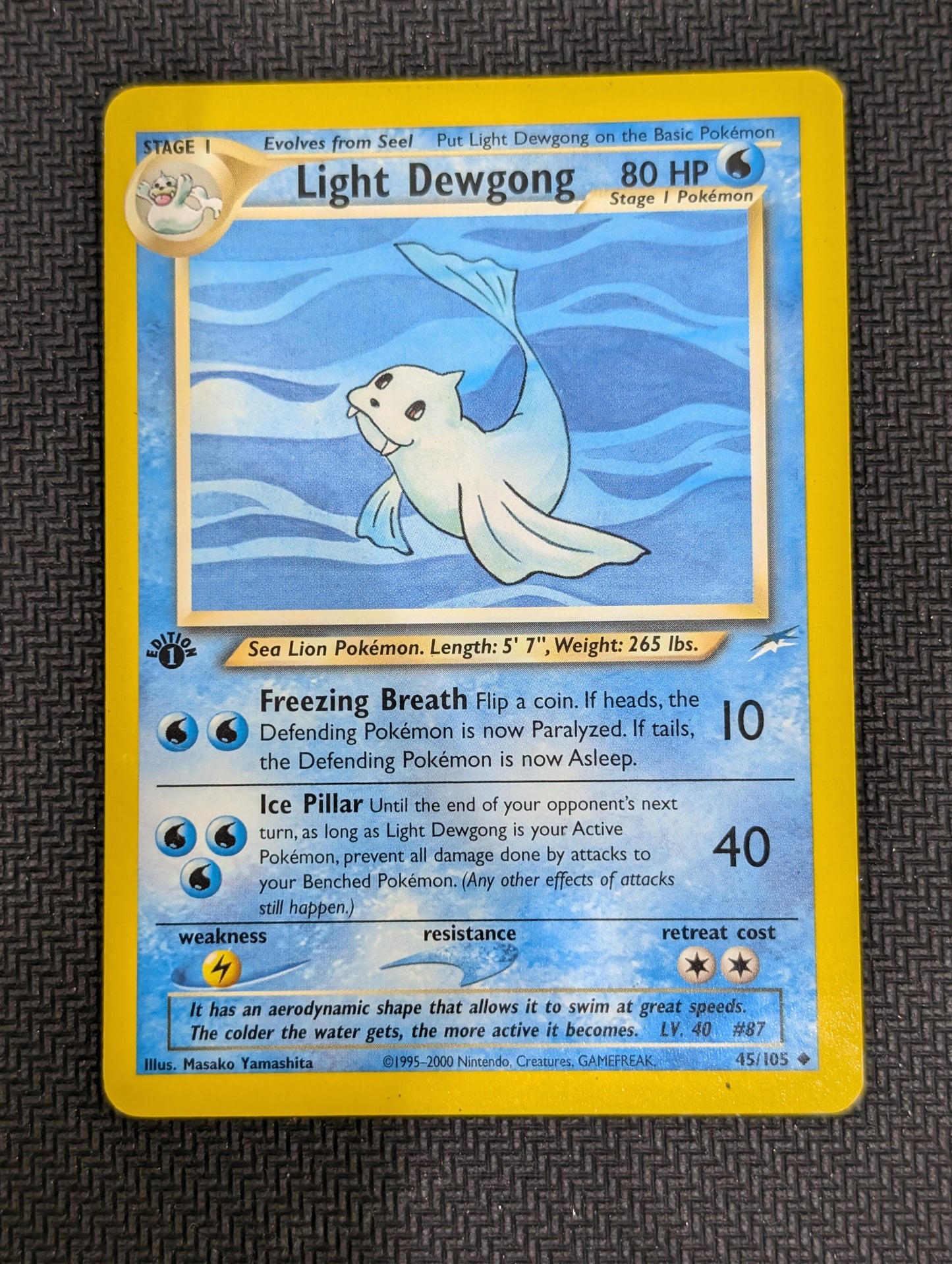 #045/105 Light Dewgong Neo Destiny