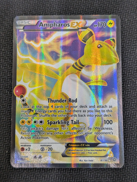 #87/98 Ampharos EX (87 Full Art) XY - Ancient Origins