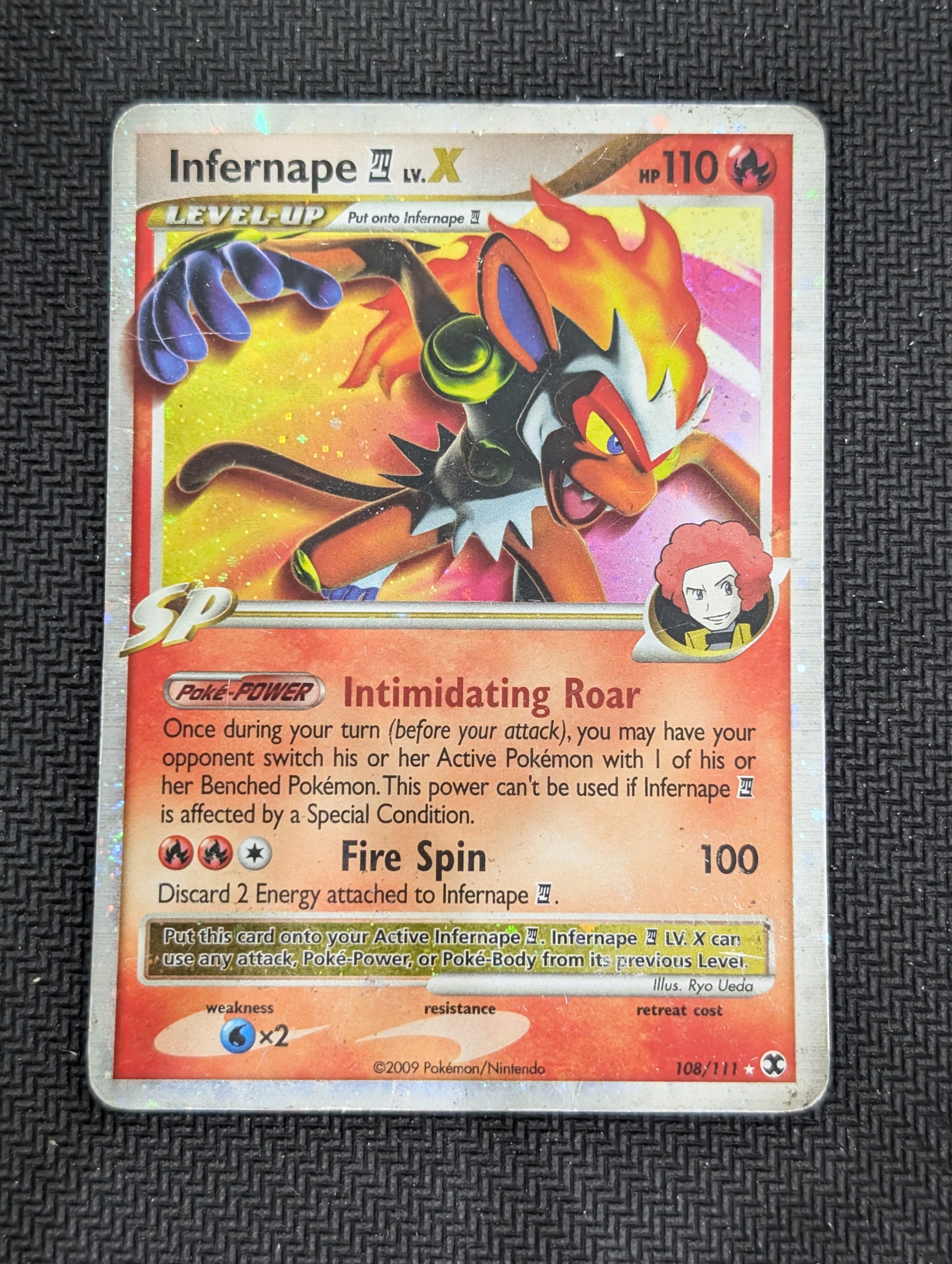 #108/111 Infernape E4 Lv.X Rising Rivals